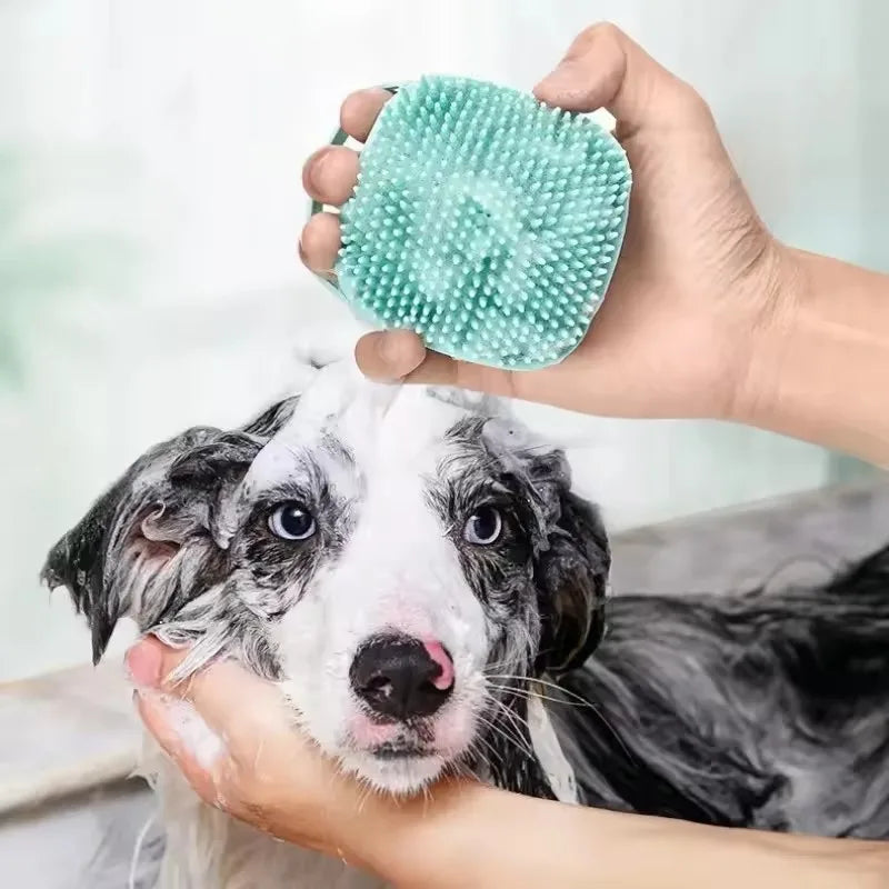 Bathing Brush & Shampoo Dispenser