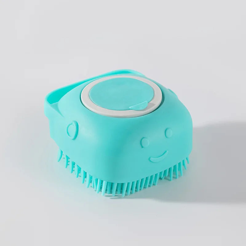 Bathing Brush & Shampoo Dispenser